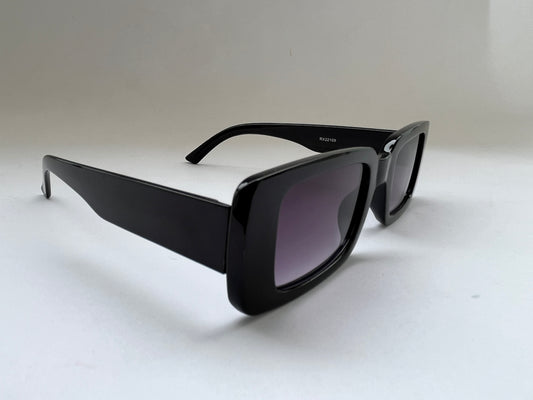 WIDE COOL BLACK SUNGLASSES