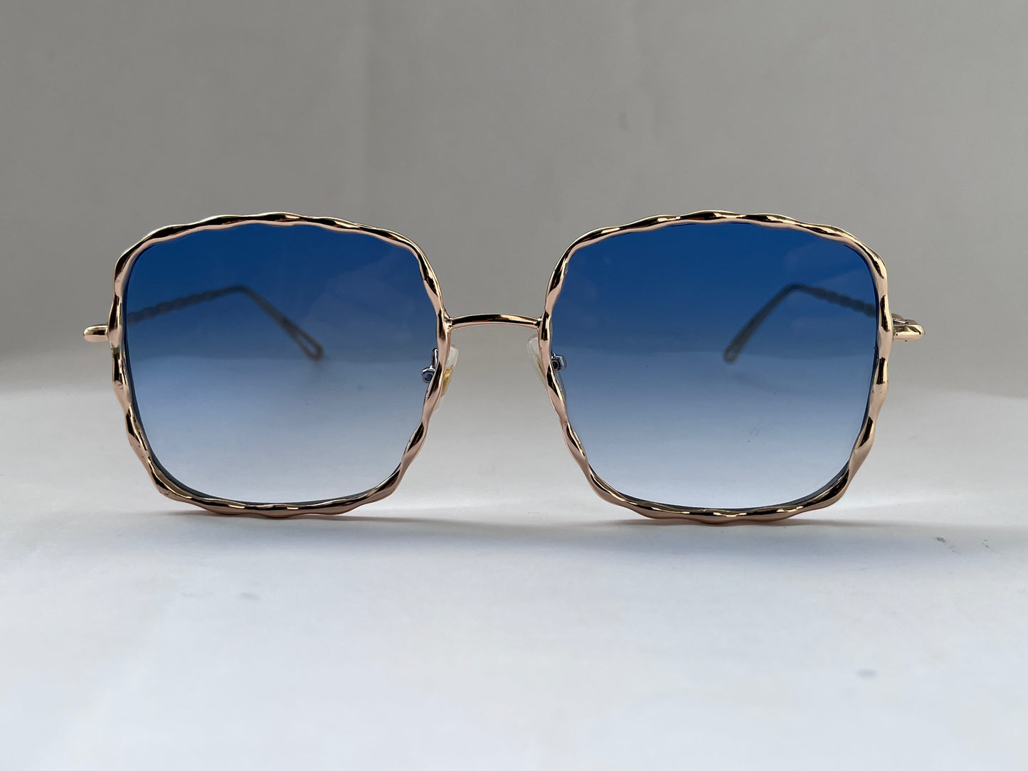 GOLDEN TWIST BLUE GRADIENT LUXE SHADES