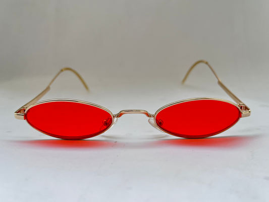 RUBY EYE OVAL RED MINI SHADES