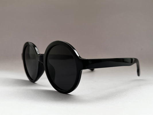 BLACK ORBIT ROUND SHADES