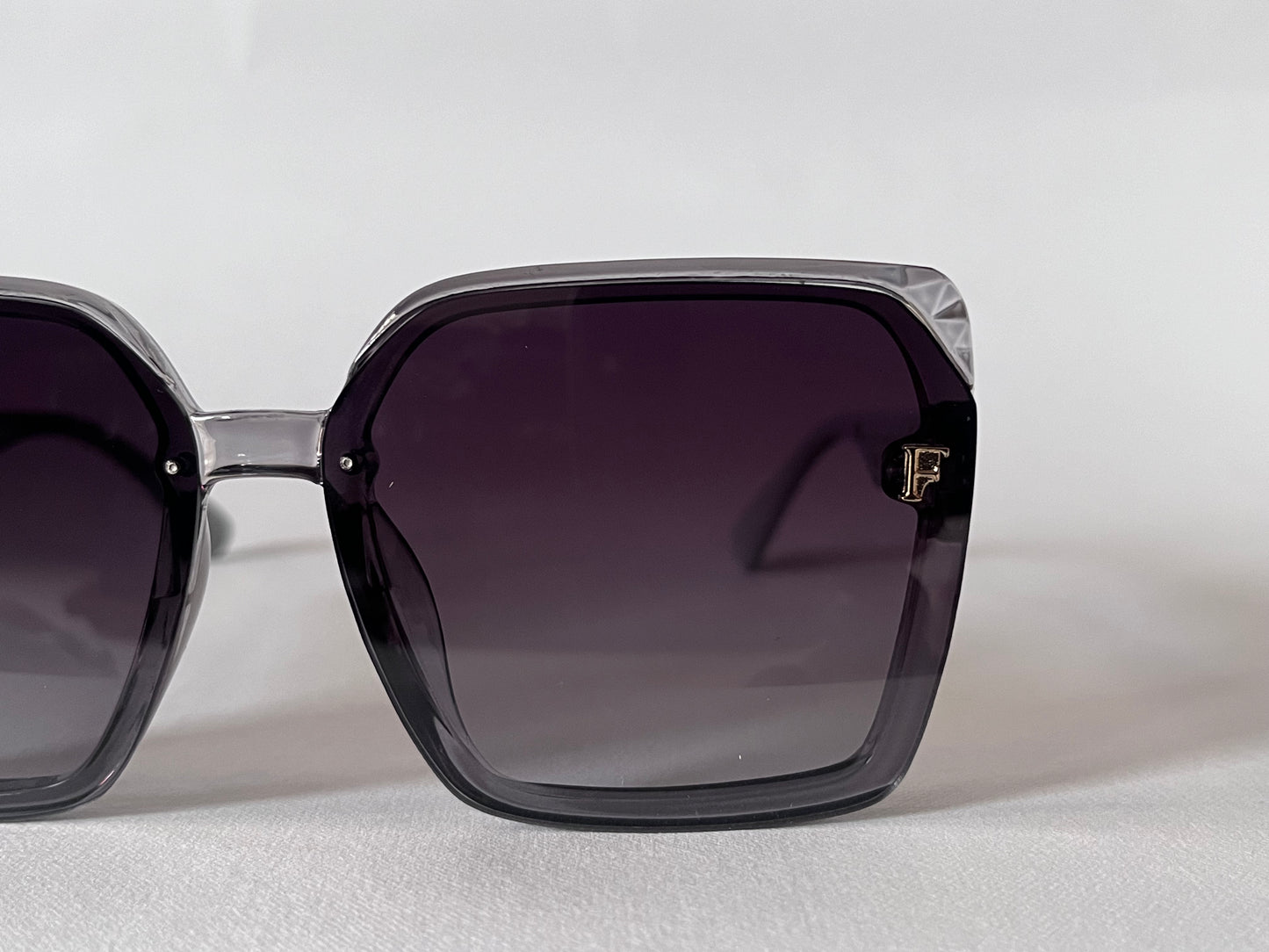 SHADOW GREY GLASS LUXE SHADES