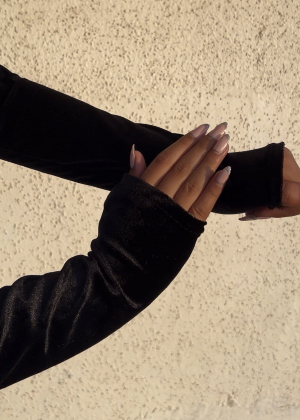 SHADOW l BLACK VELVET CO-ORD SET