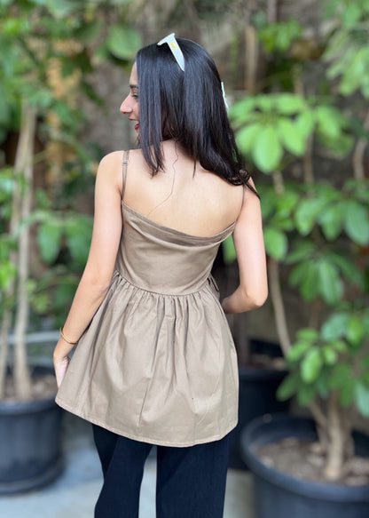 MILA TOP [faded olive]