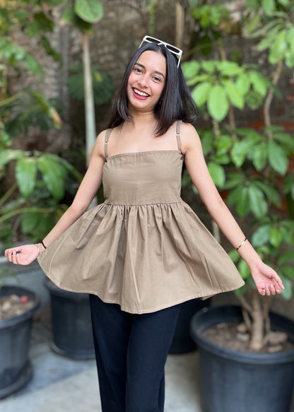 MILA TOP [faded olive]