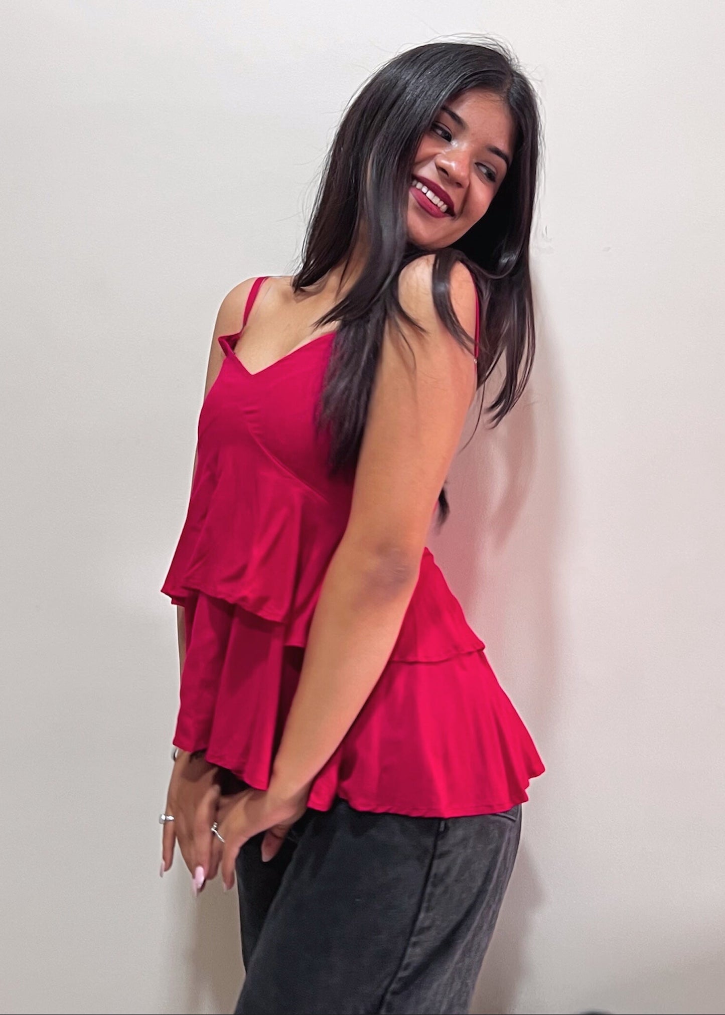 LULU TOP [solid pink]