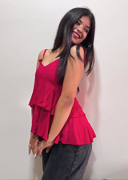 LULU TOP [solid pink]