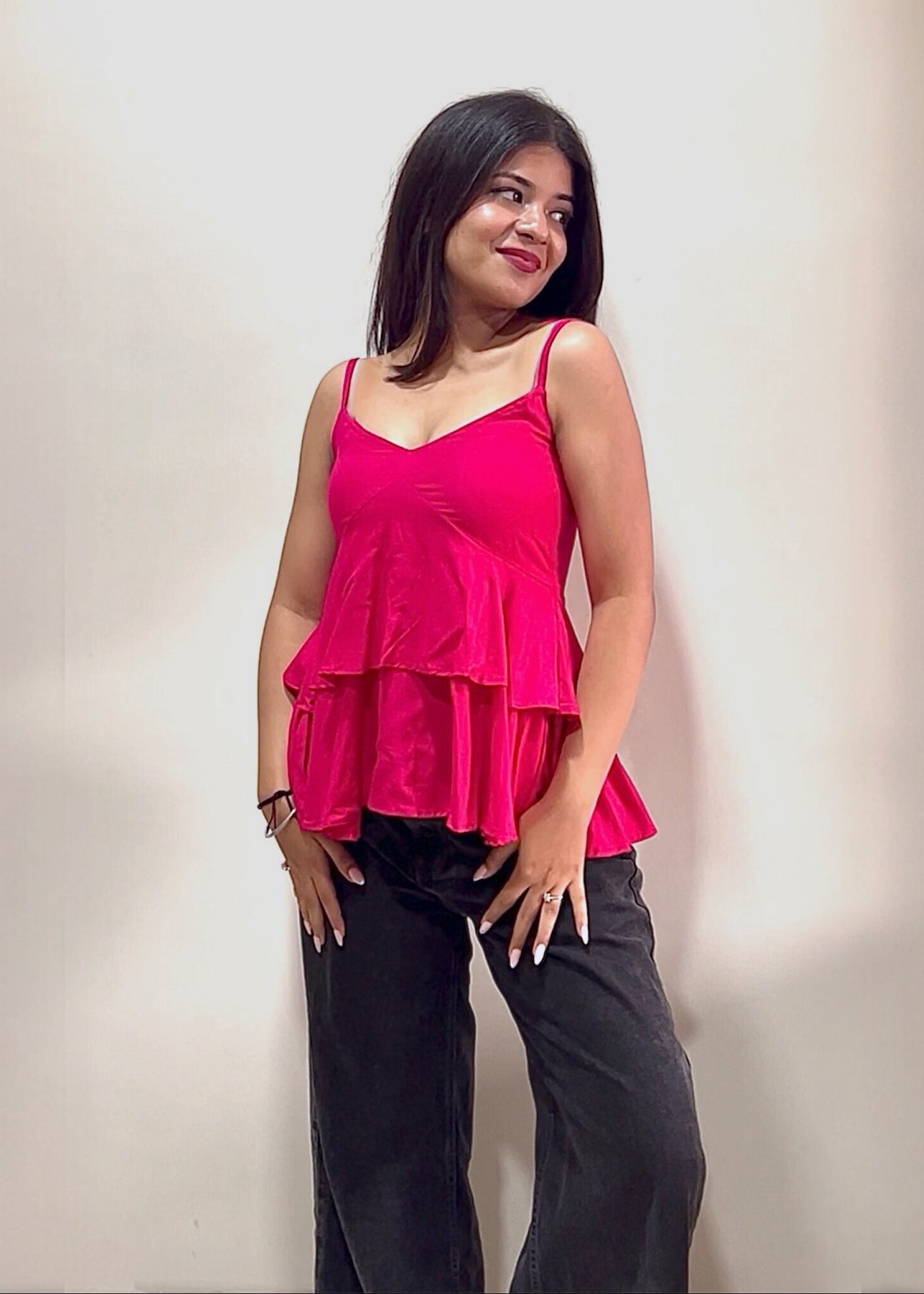 LULU TOP [solid pink]