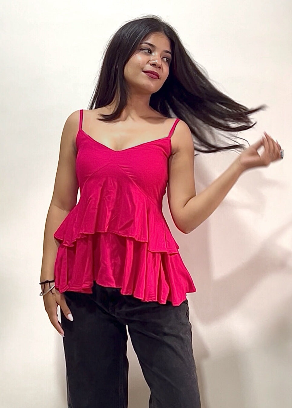 LULU TOP [solid pink]
