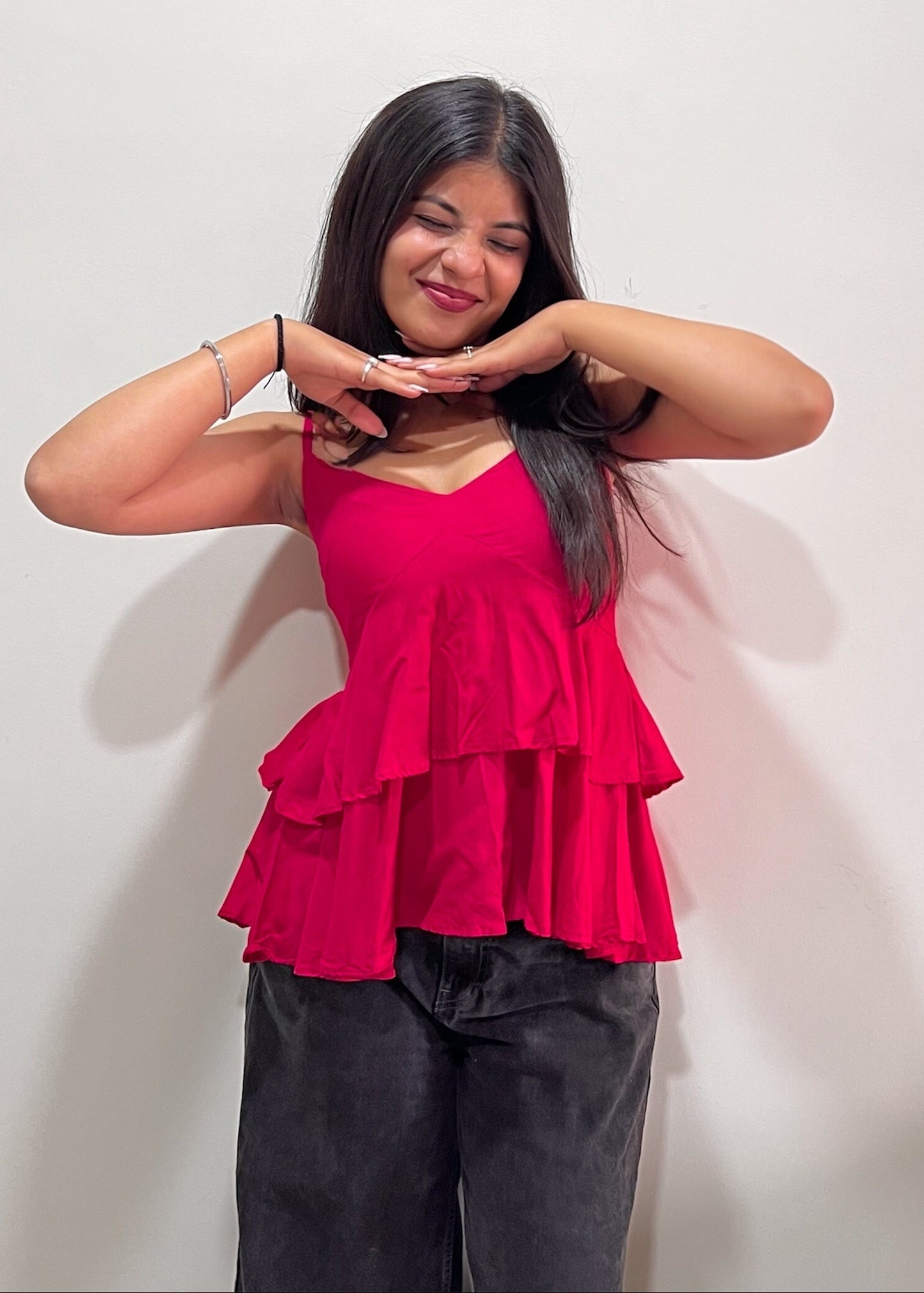LULU TOP [solid pink]