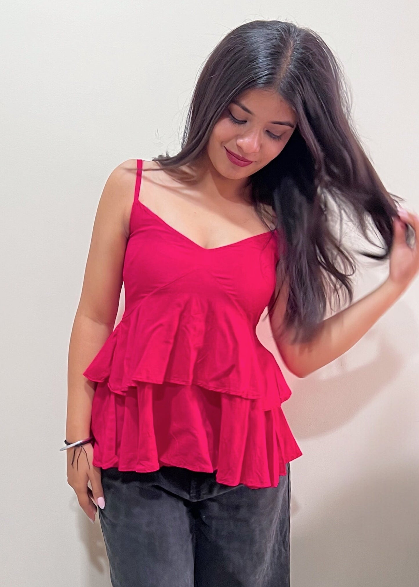LULU TOP [solid pink]