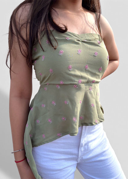 RAYA TOP [light olive]