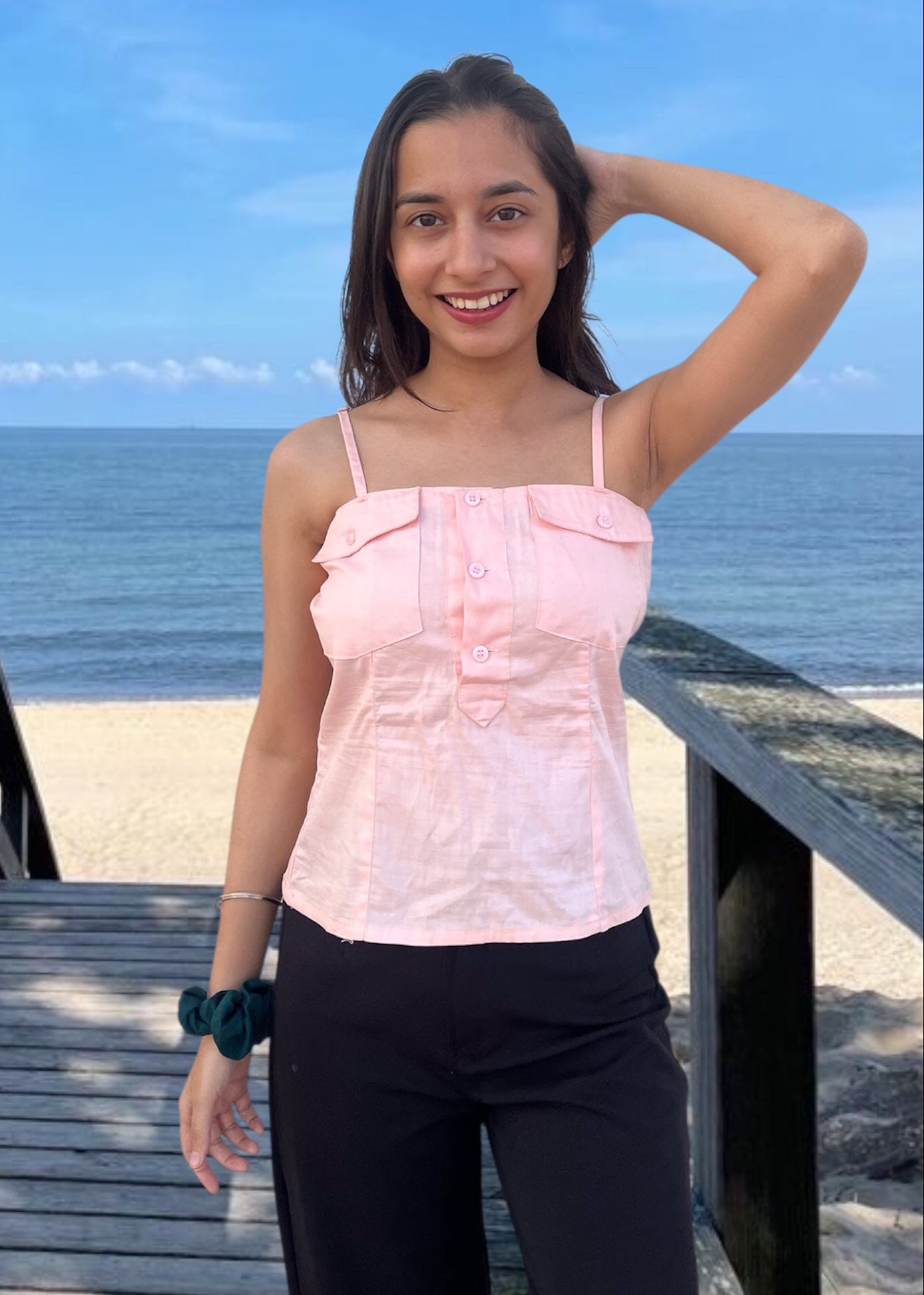 CHLOE TOP {Baby pink}