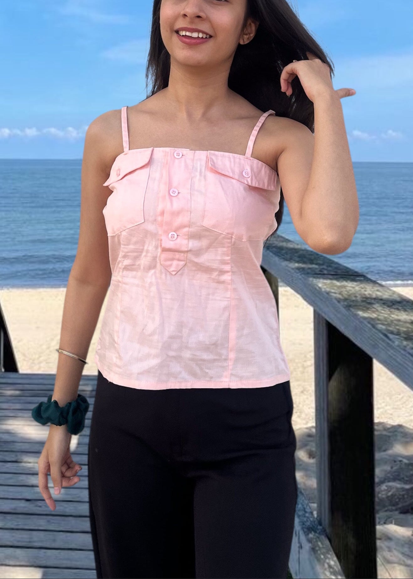 CHLOE TOP {Baby pink}