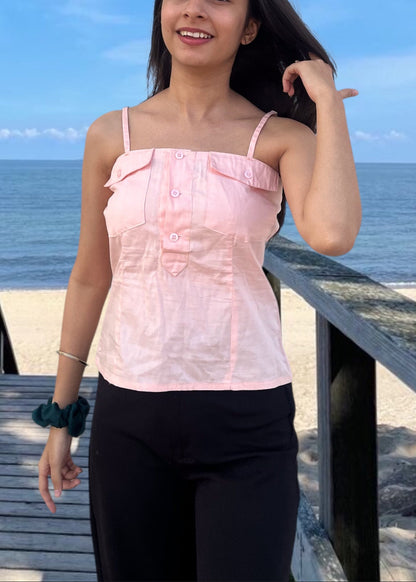 CHLOE TOP {Baby pink}