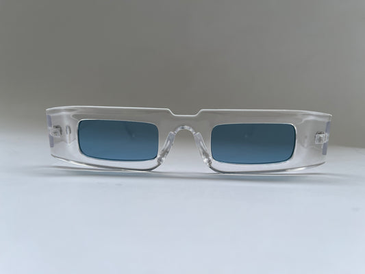 ICEWAVE CLEAR FRAME BLUE TINTED GOGGLES