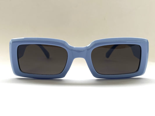 ELECTRIC BLUE RECTANGULAR SHADES [POWDER BLUE]