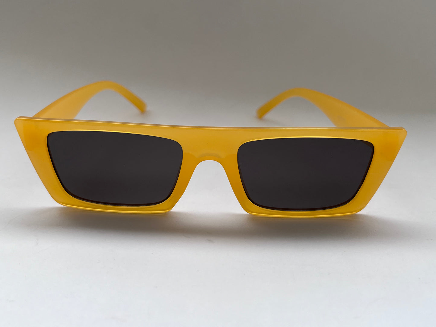 LIMBO YELLOW FROSTED STRAIGHT SUNGLASSES