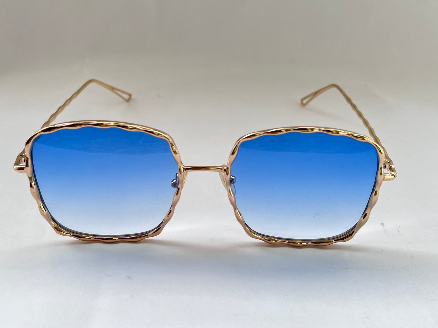 GOLDEN TWIST BLUE GRADIENT LUXE SHADES