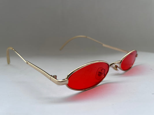 RUBY EYE OVAL RED MINI SHADES