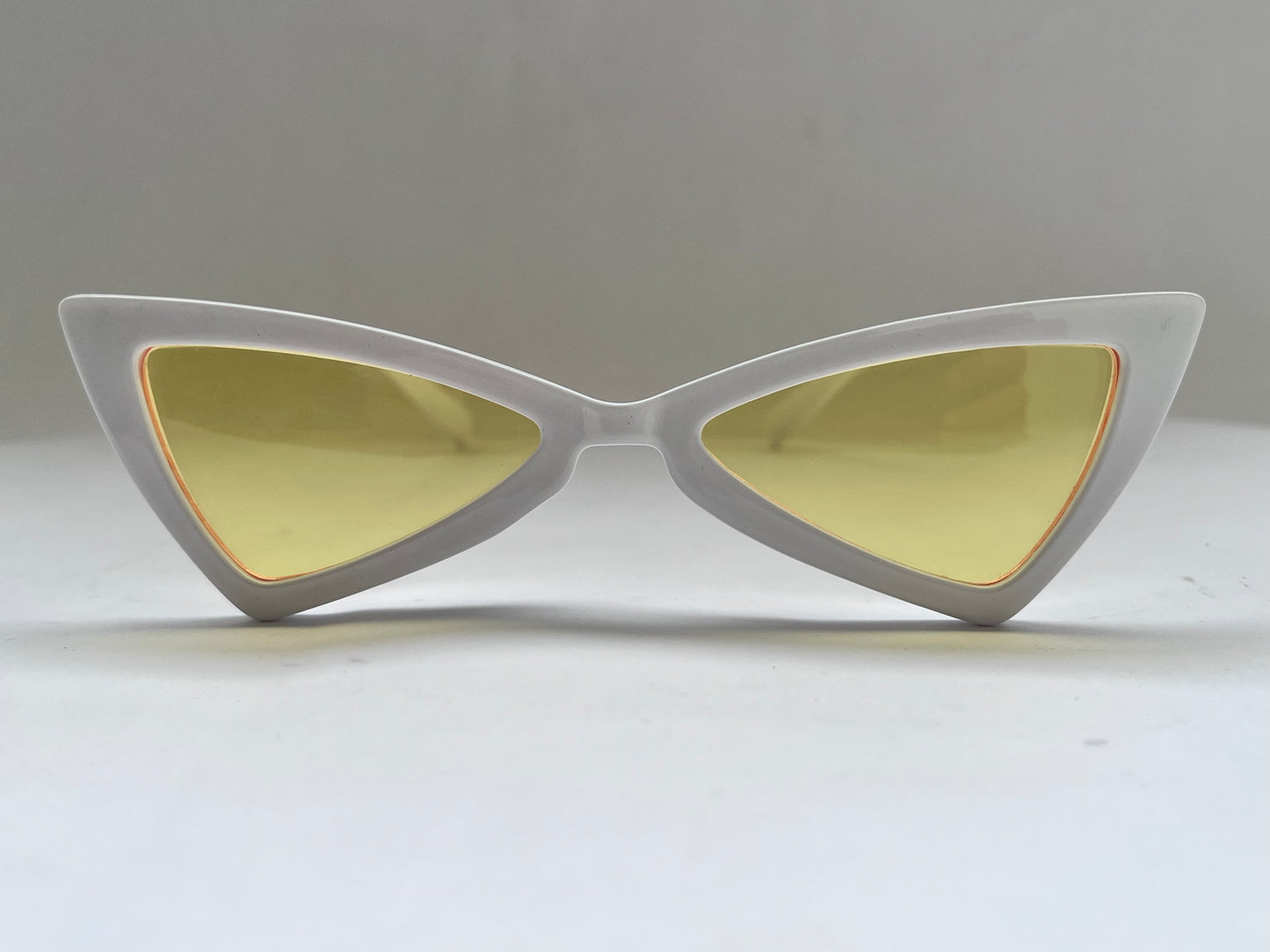 SUNSET TINTED YELLOW CAT-EYE SHADES