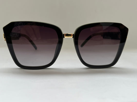 TWILIGHT LUXE BLACK CAT-EYE SHADES