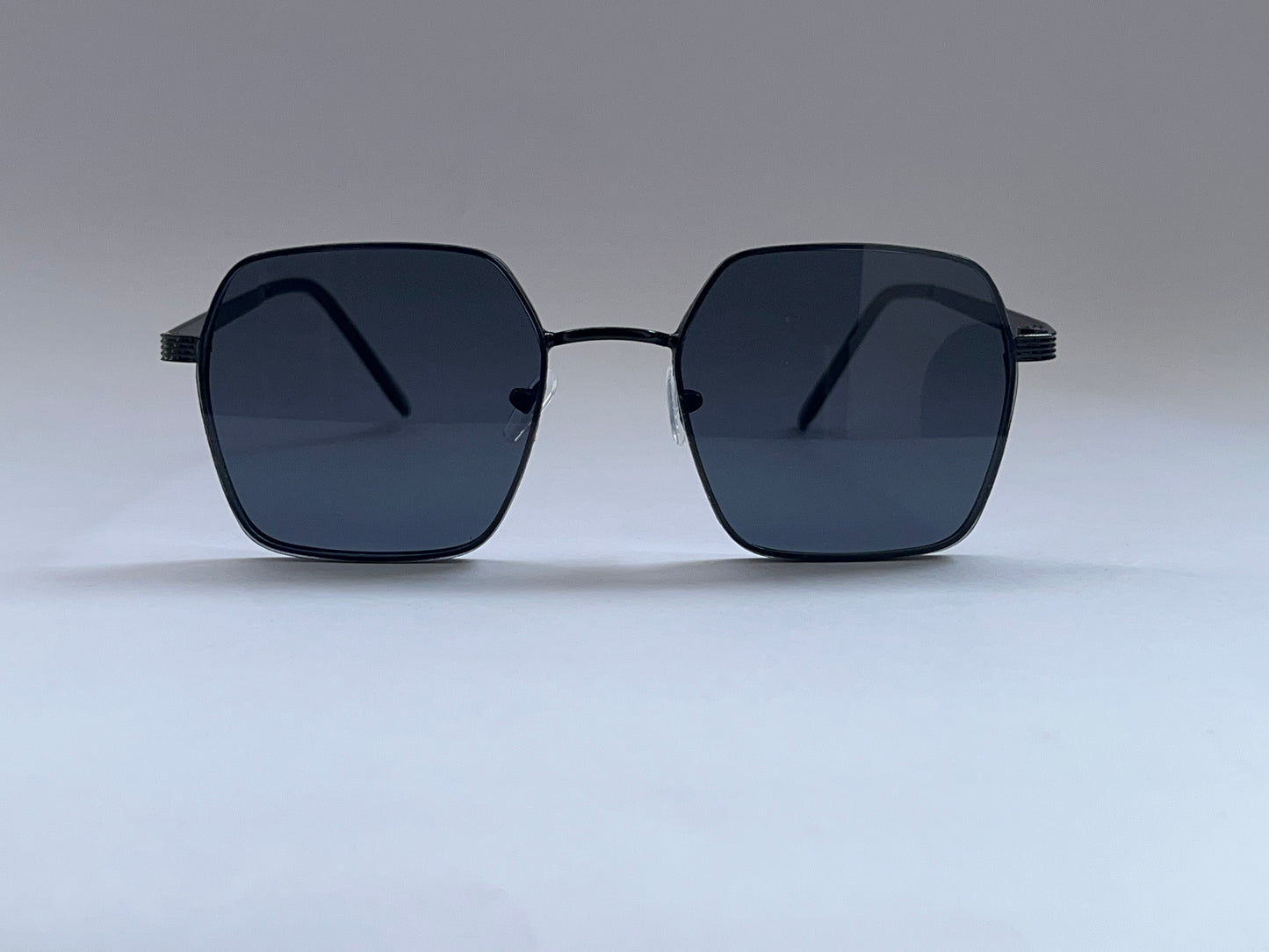BLACK CLASSIC UNISEX SQUARE SUNGLASSES